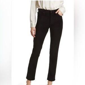 AG Isabelle Vintage High Rise Straight Raw Hem Jeans